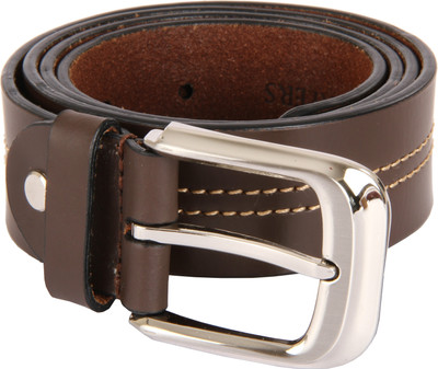

John Players Men Formal Brown Genuine Leather Belt