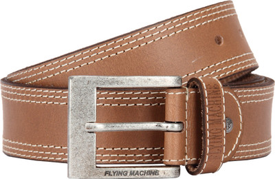 

Flying Machine Men Brown Genuine Leather Belt