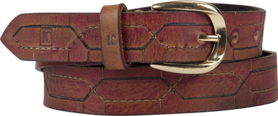 

Leder Concepts Women Formal Brown Genuine Leather Belt