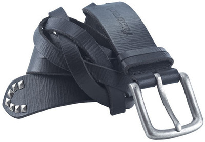 

Fastrack Men Black Genuine Leather Belt