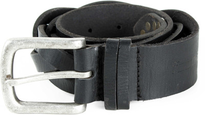 

Fastrack Men Black Genuine Leather Belt