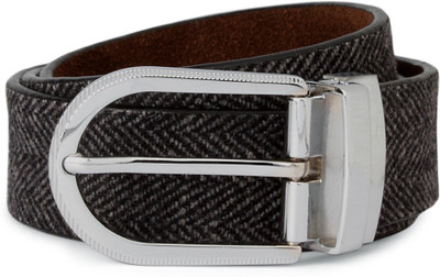 

Louis Philippe Men Grey Artificial Leather Belt