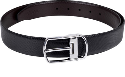 

Woodland Men Black Genuine Leather Belt