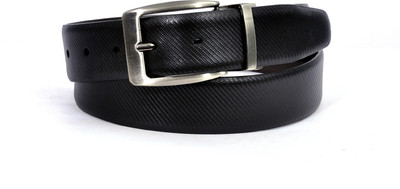 

Pellezzari Men Formal Black, Brown Genuine Leather Reversible Belt