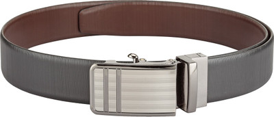 

Teakwood Men Casual Black Genuine Leather Reversible Belt