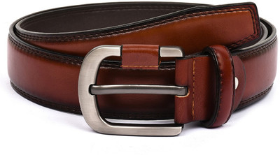 

Buckle Up Men Formal Tan Artificial Leather Belt
