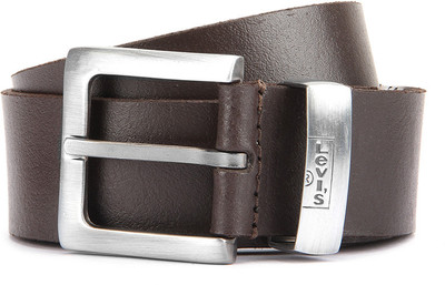 

Levi's Men Brown Metal Belt, Black