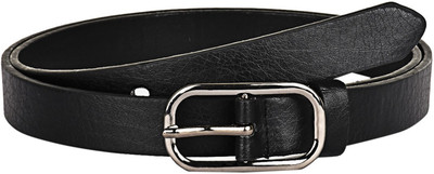 

Buckle Up Women Formal Black Artificial Leather Belt