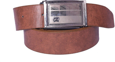

OODI Men Tan Artificial Leather Belt