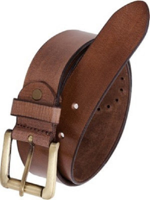 

Nagar Enterprises Men Casual Brown Artificial Leather Belt, Brown-56