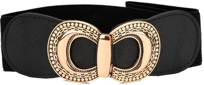 

Tiekart Women Casual Black Metal Belt