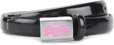 

Superdry Women Black Metal Belt