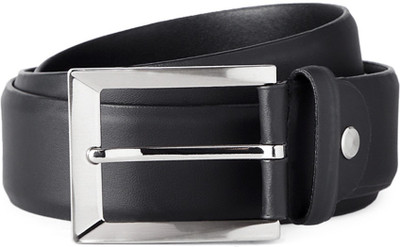 

Peter England Men Black Genuine Leather Belt