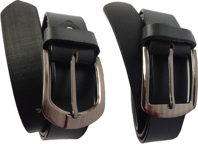 

Moonlight Men Formal Black Genuine Leather Belt