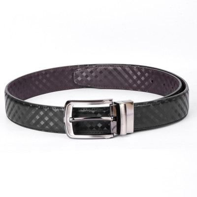 

Buckle Up Men Black Artificial Leather Belt