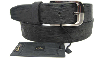 

Lustre International Men Formal Black Genuine Leather Belt