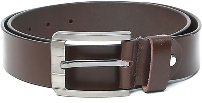 

The Deer Club Men Casual Brown Genuine Leather Belt