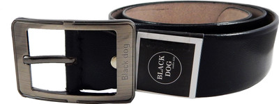 

Els Men Casual, Formal Black Genuine Leather Belt