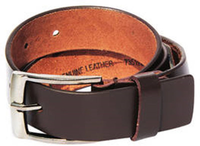 

LAER Men Brown Genuine Leather Belt