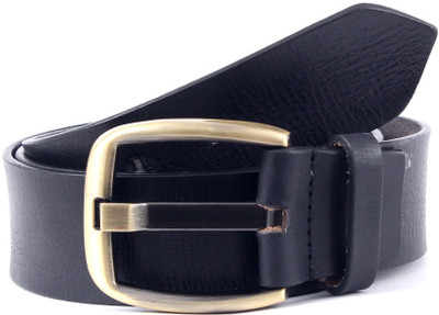 

Pacific Gold Men Casual Black Genuine Leather Belt