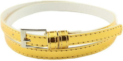 

Chaand Women Party Gold Texas Leatherite Belt