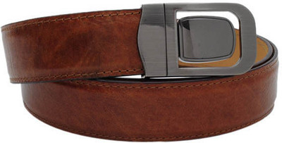 

Walletsnbags Men Formal Tan Genuine Leather Belt, B 38 -tn