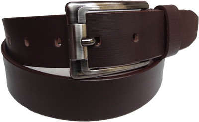 

eXcorio Men Semi-formal Brown Genuine Leather Belt