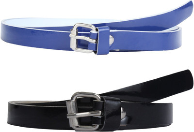 

SRS Women Casual Black, Blue Synthetic Belt