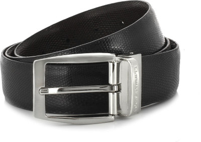 

Louis Philippe Men Black, Brown Genuine Leather Reversible Belt, Black and brown