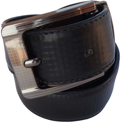 

B.S.Chadha Group Men Formal Black Artificial Leather Reversible Belt