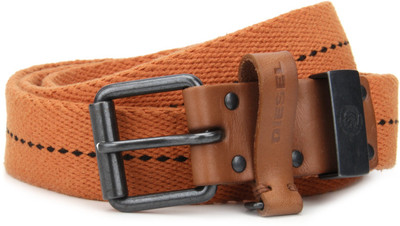 Diesel Men Orange Metal Belt, 385
