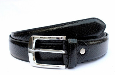 

Tops Men Formal Black Genuine Leather Belt