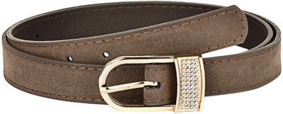 

Buckle Up Women Formal Brown Artificial Leather Belt