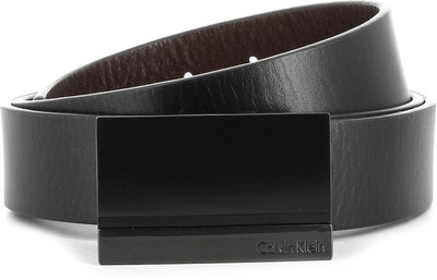 

Calvin Klein Men Black, Brown Genuine Leather Reversible Belt