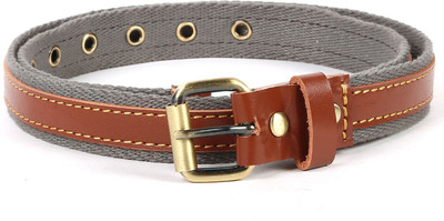 

Bluth Women Casual Grey Canvas Belt