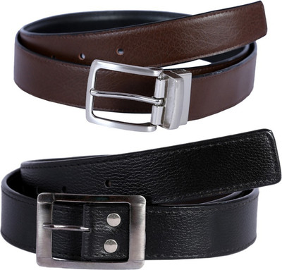 

Hardys Men Multicolor Genuine Leather Reversible Belt, Multi