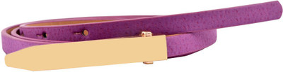 

Antiformal Women Party, Casual Purple Artificial Leather Belt