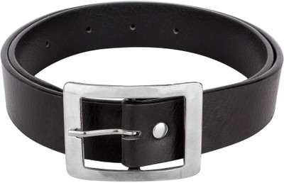 

Rocksy Men Casual Black Texas Leatherite Belt
