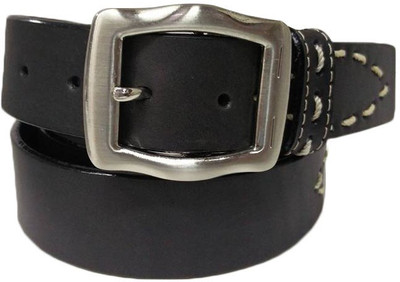 

Revo Men Party Black Genuine Leather Belt