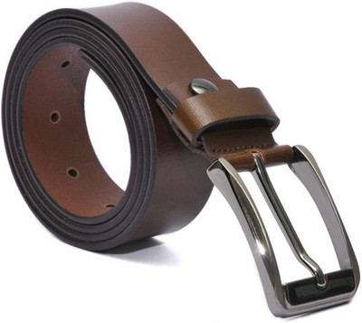 

Readybee Men Brown Genuine Leather Belt, Brown-200
