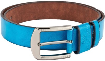 

Swiss Design Men Casual Blue Genuine Leather Belt