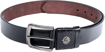 

Swiss Design Men Casual Black Genuine Leather Belt