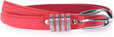 

Allura Women Evening/Party, Casual, Semi-formal Red Synthetic Belt