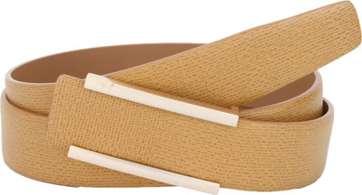 

Alvaro Men Casual Beige Genuine Leather Belt