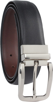 

OODI Men Black Genuine Leather Belt