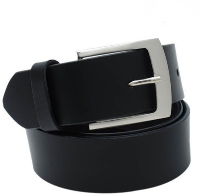 

SRS Men Formal Black Artificial Leather Belt