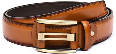 

Buckle Up Men Formal Tan Artificial Leather Belt