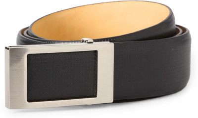 

Louis Philippe Men Black Genuine Leather Belt