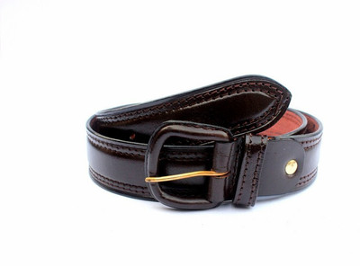 

Tops Men Formal Brown Genuine Leather Belt, Dark brown