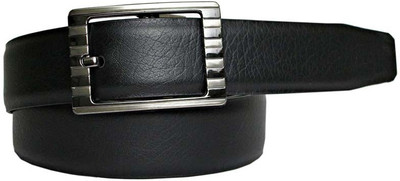 

LEE O Men Formal Black Artificial Leather Reversible Belt